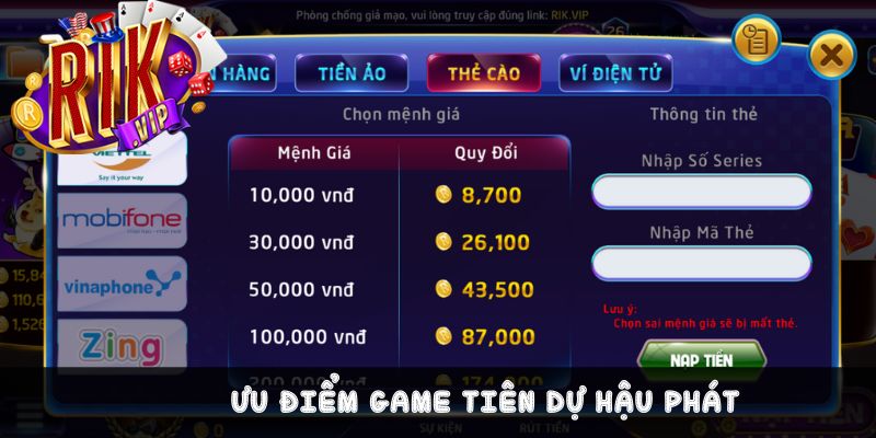 Ưu điểm nổi bật của tựa game slot đổi thưởng này
